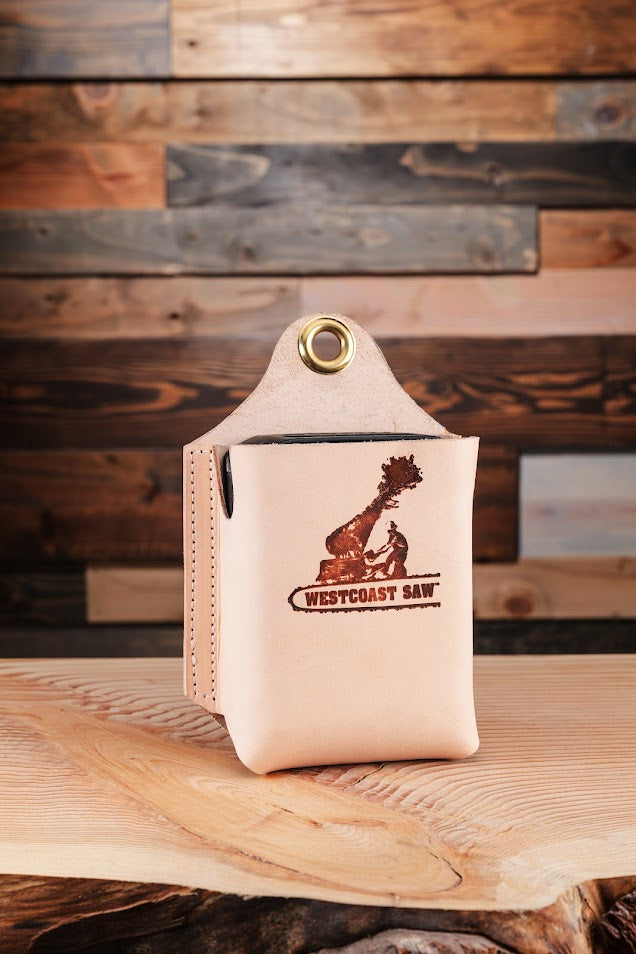 Westcoast Saw Leather Battery Pouch