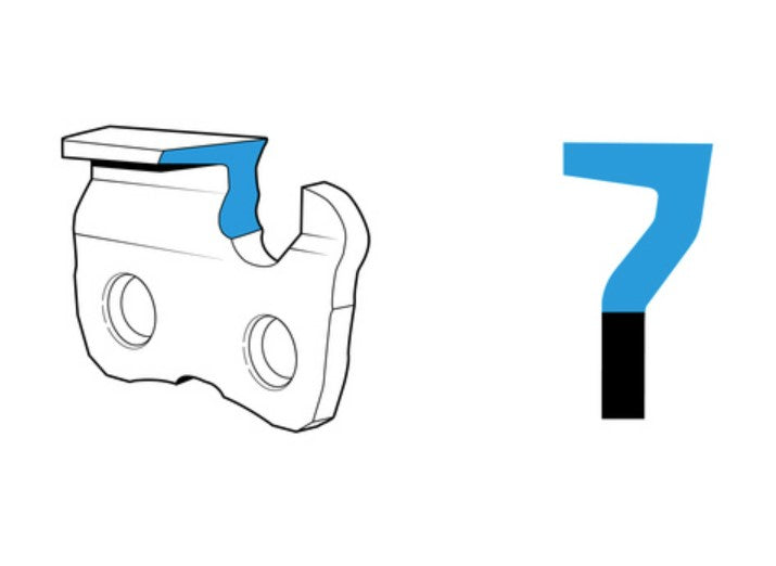 OREGON 72EXL (3/8" X .050) ROUND CHISEL FULL COMP CHAIN