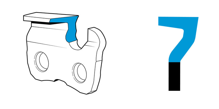 OREGON 75EXL (3/8" X .063) ROUND CHISEL FULL COMP CHAIN